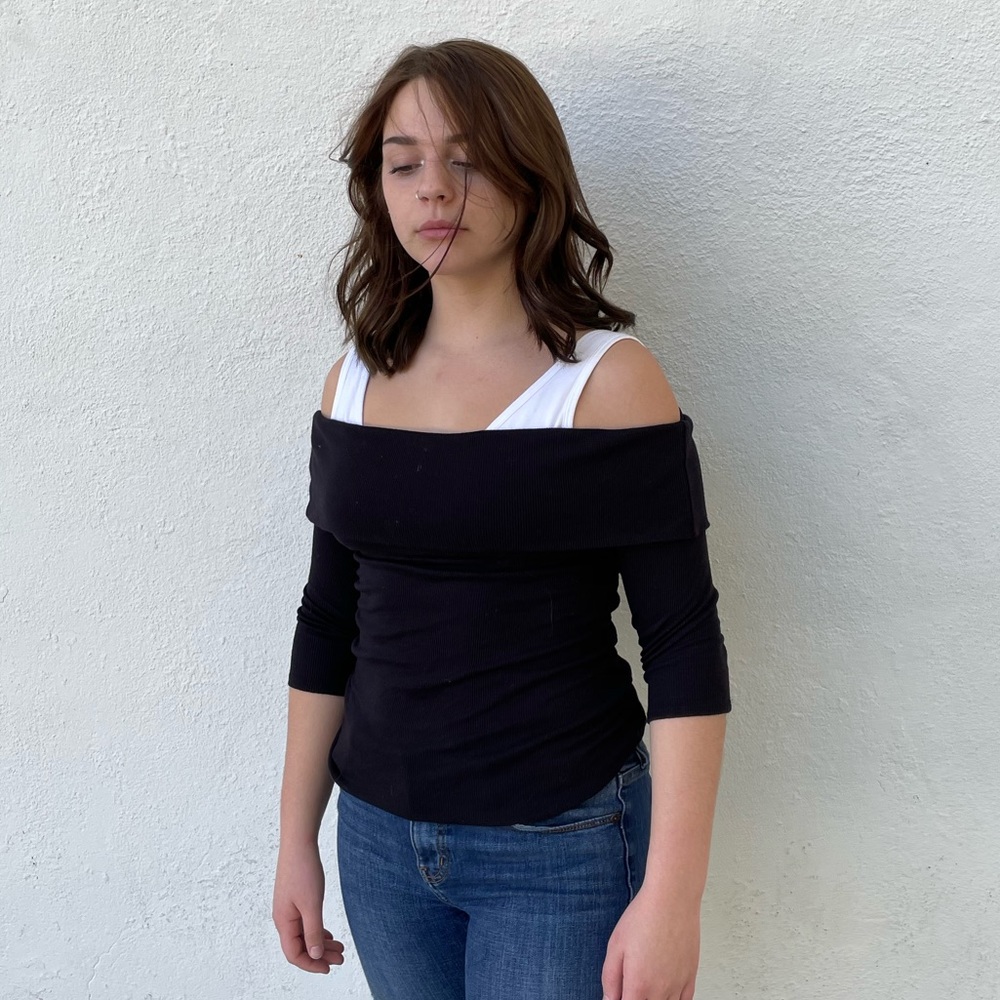 Off the shoulder back top